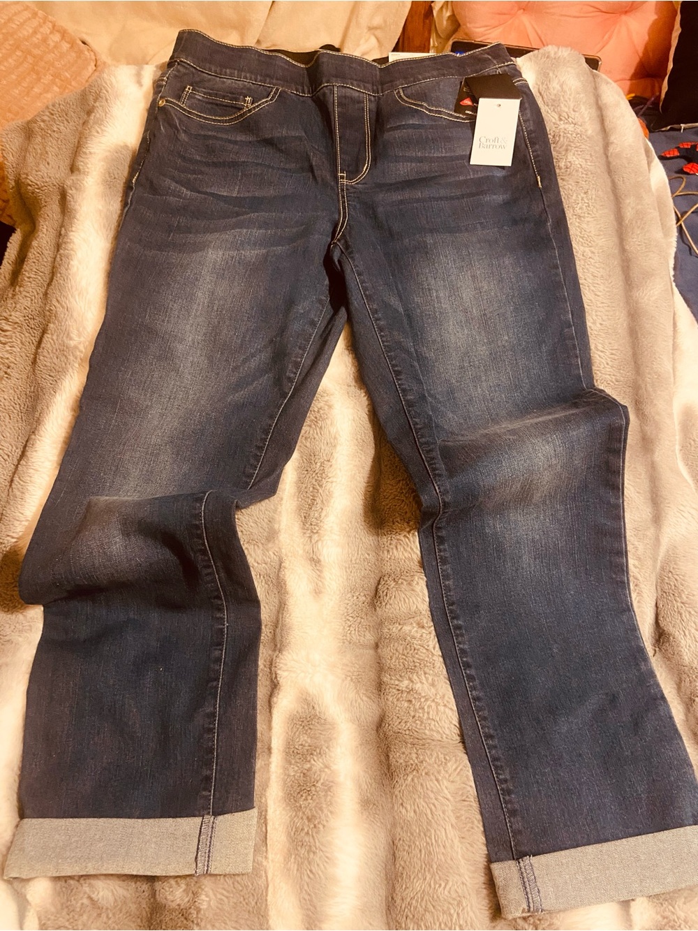Classic Dark Blue Women's Jeans - Croft & Barrow